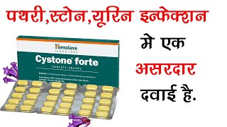 Cystone Forte Tablet Ke Fayde  Kidney Stone Renal Stone Calculogenic materials Urine Tract etc [upl. by Marcellina]