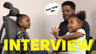 Interview With a 5YearOld and 2YearOld [upl. by Etnuaed]