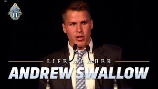 Syd Barker 2017  Andrew Swallow Life Membership speech [upl. by Odidnac81]