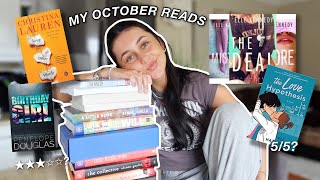 WHAT I READ IN OCTOBER  monthly wrap up [upl. by Ialokin633]