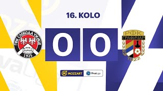 Mozzart Bet Prva liga Srbije 202425  16Kolo SLOBODA – GRAFIČAR 00 [upl. by Derr]