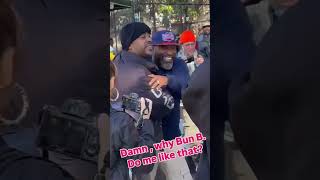 BUN B SHOOTING HOOPS IN NYC  BUN HOUSTON TX GOT SKILLS  UGK BUN B RIP PIMP C  GOOD TIME SHORTS [upl. by Aramo]