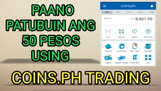 COINSPH CRYPTO TRADING START 50 PESOS FOR BIGGINERS [upl. by Ellehsar831]