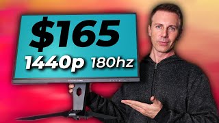 Are Under 200 1440p 180Hz IPS Gaming Monitors any good PG27QFT2A Review [upl. by Enilehcim586]