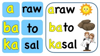 Filipino Reading Practice  A ba ka da kinder grade 1 amp 2 [upl. by Hunter436]