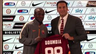 Seydou Doumbia officially unveiled as a Roma player [upl. by Kearney]