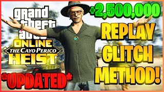 GTA CAYO PERICO HEIST REPLAY GLITCH  Easy Tutorial Replay Glitch Cayo Perico Heist GTA Online [upl. by Yecies308]