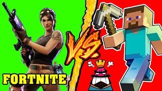 Fortnite VS Minecraft  Battaglia Rap Epica  Dissing Rap Freestyle [upl. by Ardnod]