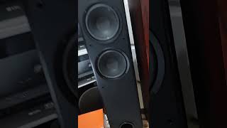 Floorstander Speaker Yamaha NSF160 Playing Melodic Techno Short [upl. by Annayad]