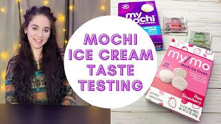 Mochi Ice Cream Taste Test  MyMo MyMochi amp Bubbies [upl. by Akeemaj224]