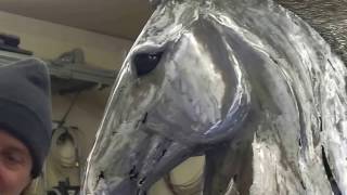 Horse Head Sculpture [upl. by Yoko]