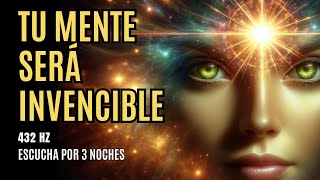 ESCUCHA DURANTE 3 NOCHES Hipnosis REPROGRAMACIÓN DE LA MENTE INVENCIBLE PARA DORMIR [upl. by Gannie]