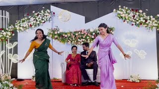 Wedding dance by bridesmaids💃🏻 kudmayikajra renachdene sarevennakallil chundathu chethi [upl. by Ordisi]