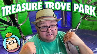 Treasure Trove Park is Finally Open Animatronic Dragons Riding Dinosaurs  Cave City KY [upl. by Gustav]