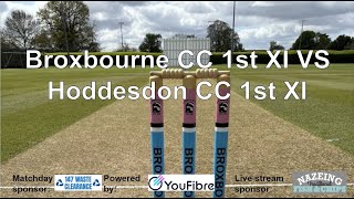 Broxbourne CC 1st XI VS Hoddesdon CC 1st XI 1st June 2024 [upl. by Lauri]