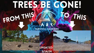 How To Remove Trees In Ark Survival Ascended [upl. by Nwahshar]