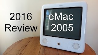 Apple eMac 2005 PowerPC G4 2016 Review [upl. by Idihsar]