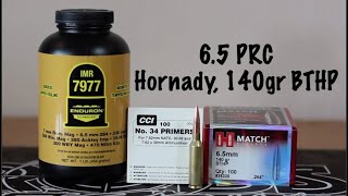 65 PRC Hornady 140gr BTHP Bergara B14 [upl. by Asetal343]