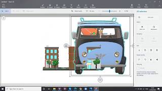 How to draw a city in using 3D paint [upl. by Deane449]