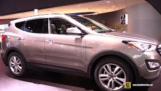 2015 Hyundai Santa Fe Sport 20T Ultimate  Exterior Interior Walkaround  2015 Detroit Auto Show [upl. by Aillimat]