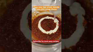 High protein Mafalda pasta with Cottage cheese Ready in minutes easyrecipes healthyrecipes [upl. by Jump]