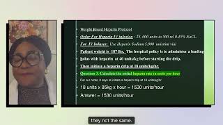 Heparin Dosage Calculation 🌫 4k inline subtitles 1 [upl. by Ariajay]