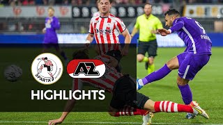 Highlights Sparta Rotterdam  AZ  Eredivisie [upl. by Hrutkay290]