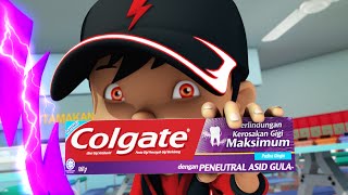 BoBoiBoy Colgate Dengan Peneutral Asid Gula Promo [upl. by Aniaz]