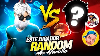 EL JUGADOR RANDOM QUE ENTRÓ A UNA SALA Y TODOS PENSAMOS QUE ERA HACKER 😱 FREE FIRE [upl. by Gae79]