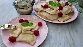 🍒 Pierogi z serem na słodko 🍓 [upl. by Rafa708]