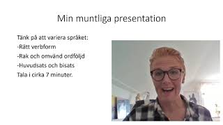 Sfi  Muntlig presentation Ckursen [upl. by Anahsat]