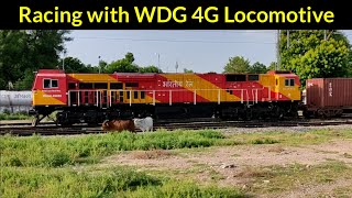 Leelan Express की Wdg4g के साथ फुलेरा जंक्शन पहुंचने के लिए लगी Race [upl. by Ehgit]