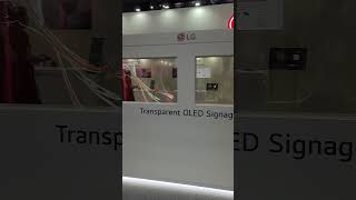 Transparent OLED Display by LG Electronics in Nano Korea 2024 [upl. by Rew109]