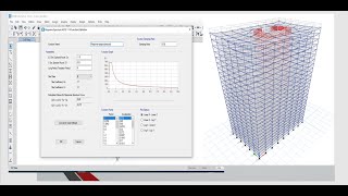 Nonlinear Dynamic TimeHistory Analysis Step by step explanation  ETABS [upl. by Anos]