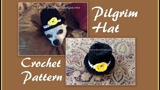 Pilgrim Hat Crochet Pattern [upl. by Armstrong]