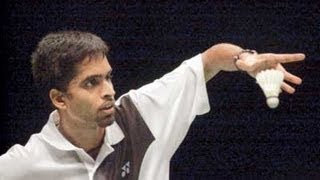 Highlights Badminton Peter Gade vs Pullela Gopichand 2001 All England 22 [upl. by Mariel264]