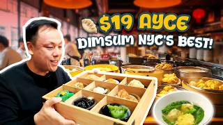 NYCS Amazing 19 AYCE DIM SUM Best Dim Sum in Flushing Queens [upl. by Ahdar318]