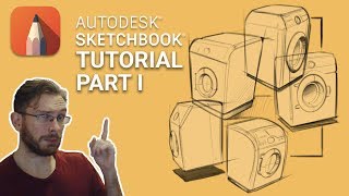 Sketchbook Pro Tutorial Part 1 [upl. by Ahsele]