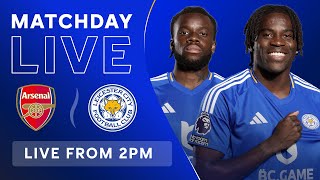 MATCHDAY LIVE Arsenal vs Leicester City [upl. by Annabella334]