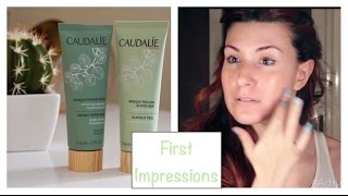 FIRST IMPRESSIONS  Premières impressions  Le duo quotcoup déclatquot de Caudalie [upl. by Eudosia]