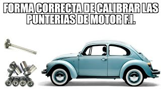 COMO CALIBRAR PUNTERIAS DE VOCHO FUEL INYECTION 2018 [upl. by Paugh]