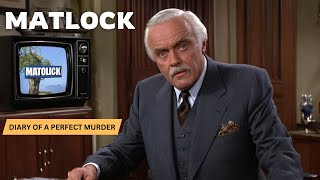 Matlock Season 1 Episode 1 Diary of a Perfect Murder  Recap  Full Episode [upl. by Blen]