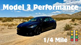 2024 Model 3 Performance VS BMW M8 Competition XDrive 14 Mile for Midnight Mayhem 🏁 [upl. by Eninotna404]