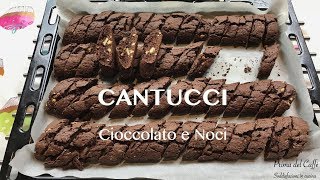 CANTUCCI cioccolato e noci [upl. by Niar]