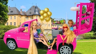 Barbie Limo amp Fashionistas Playset boneka Barbie mainan Limousine Brinquedo da boneca [upl. by Ralli255]