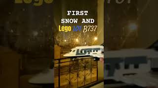 First🌨️ with LEGO 737 lot boeing737 lego [upl. by Eniamrahs]