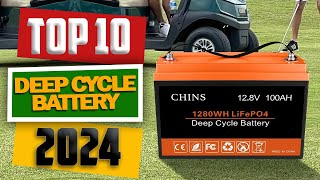 Top 10 Best Deep Cycle Battery in 2024 [upl. by Kucik594]