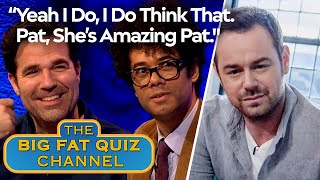 Richard Ayoade Thinks Danny Dyers A Descendant Of Pat Butcher  Big Fat Quiz of 2016 [upl. by Booth]