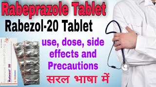 Rabeprazole Tablets ip 20 mg in Hindi  Rabezol 20 tablet uses in hindi  Rabeprazole  Rabezol [upl. by Oicnerolf]