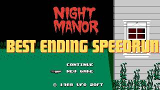 Night Manor BEST Ending Speedrun [upl. by Ihtak]